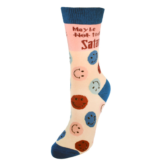 Maybe Today Satan Womens Socks