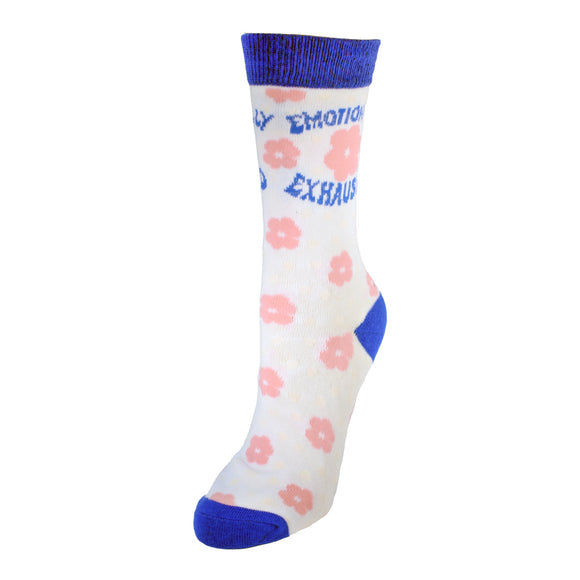 Emotionally Exhausted Womens Socks