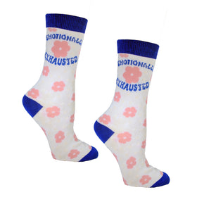 Emotionally Exhausted Womens Socks