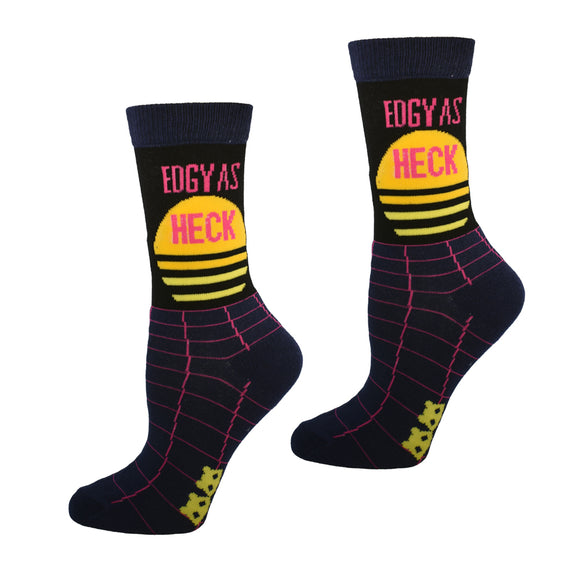Edgy as Heck Womens Socks