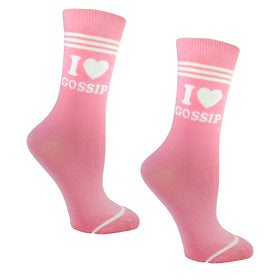 I Love Gossip Womens Socks