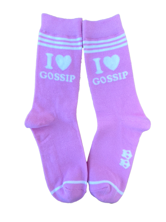 I Love Gossip Womens Socks