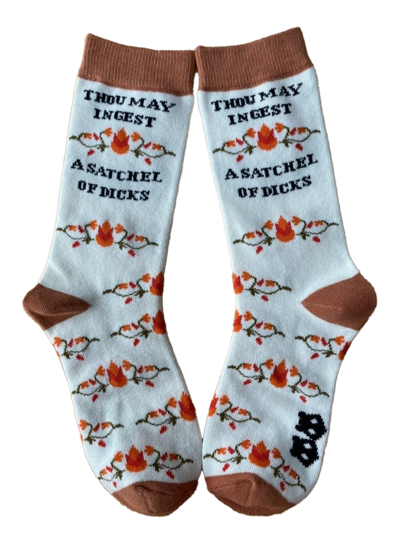 A Satchel of Dicks Womens Socks