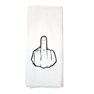 Middle Finger Tea Towel