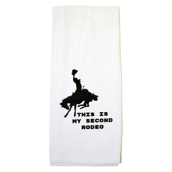 Second Rodeo Tea Towel