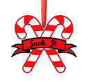 Suck It Candy Cane Ornament-3