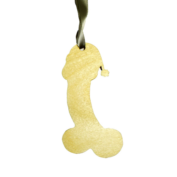 Penis with Santa Hat Ornament