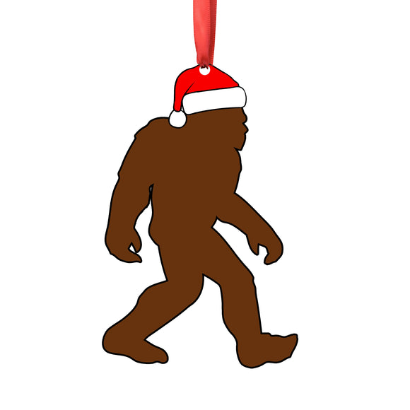 Christmas Bigfoot Ornament