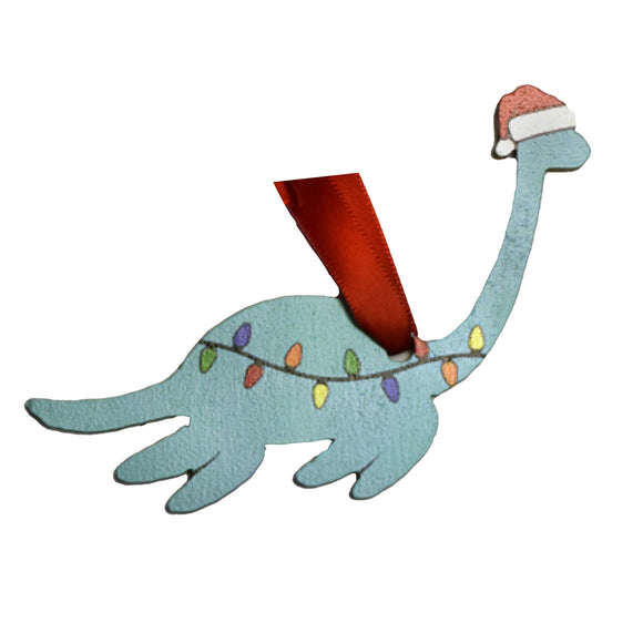 Christmas Nessie Ornament