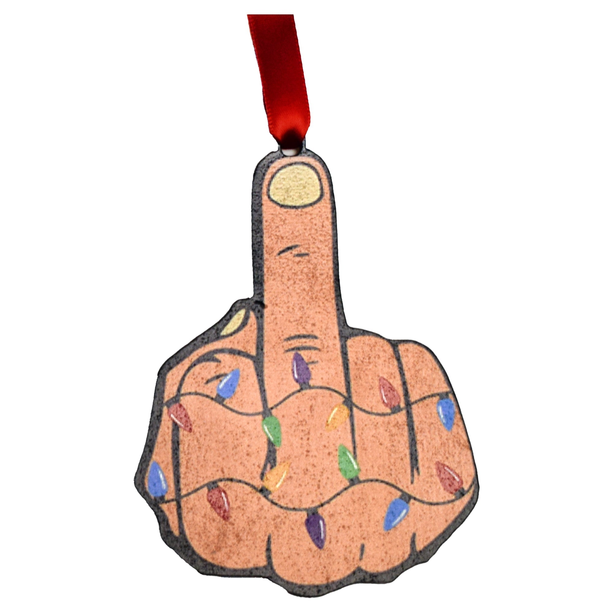 Middle Finger Ornament