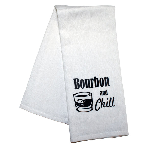 Bourbon and Chill Tea Towel
