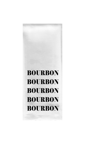 Bourbon on Repeat Tea Towel