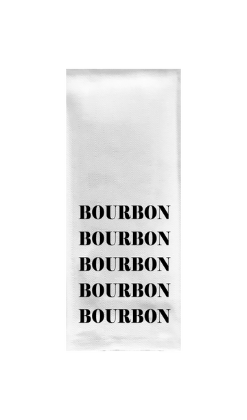 Bourbon on Repeat Tea Towel