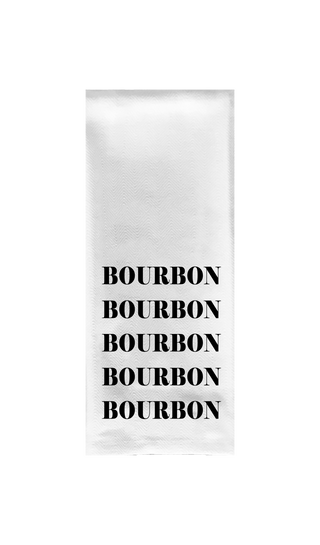 Bourbon Script Tea Towel