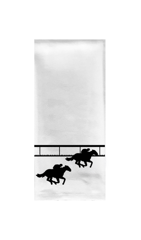 Horse Racing Track Tea Towel
