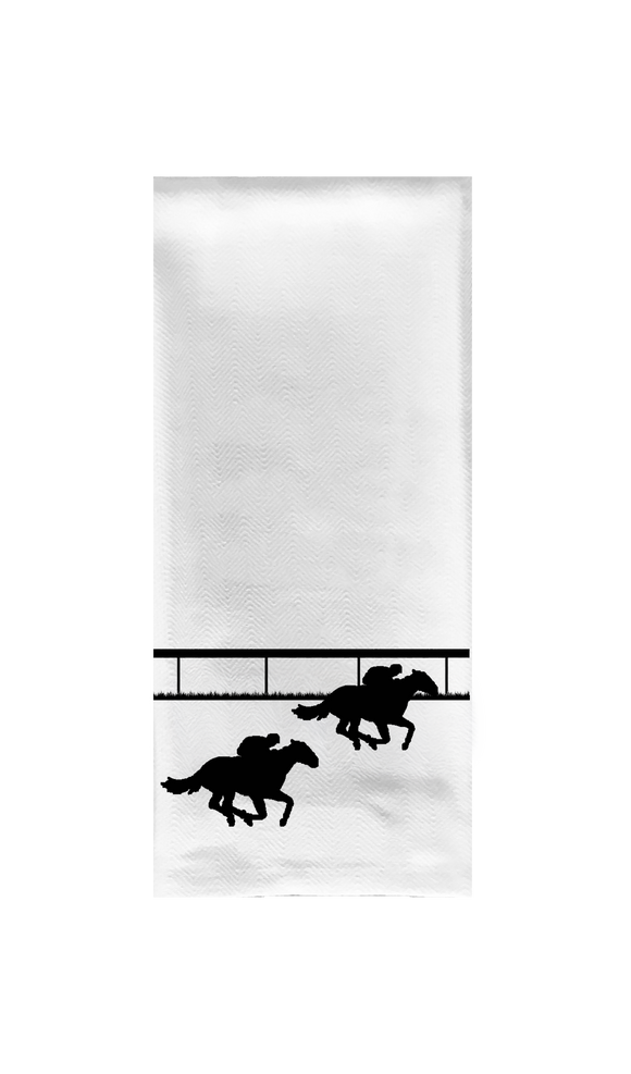 Horse Racing Track Tea Towel