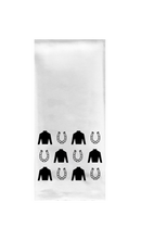 Jockey Silks and Horseshoes Tea Towel-1