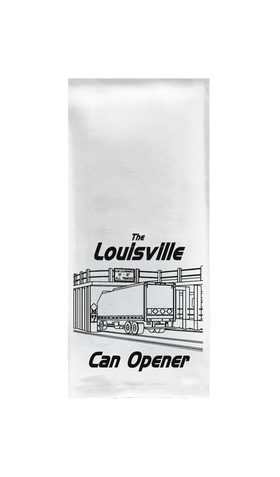 Louisville Can Opener Tea Towel