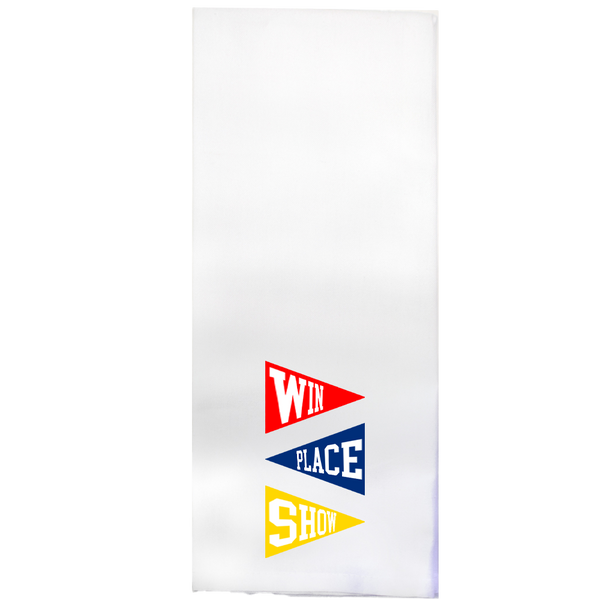 Win Place Show Color Tea Towel