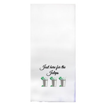 Just Here for the Juleps Printed Color Tea Towel