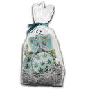 Fancy Weed Men's Sock with Car Coasters Gift Basket-1