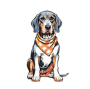 Tennessee Bluetick Coonhound Wooden Magnet-3