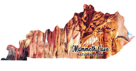 Mammoth Cave National Park Wooden Magnet