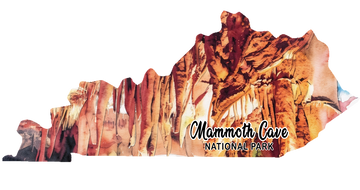 Mammoth Cave National Park Wooden Magnet
