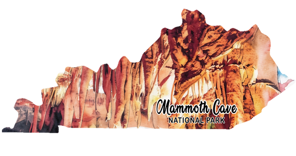 Mammoth Cave National Park Wooden Magnet
