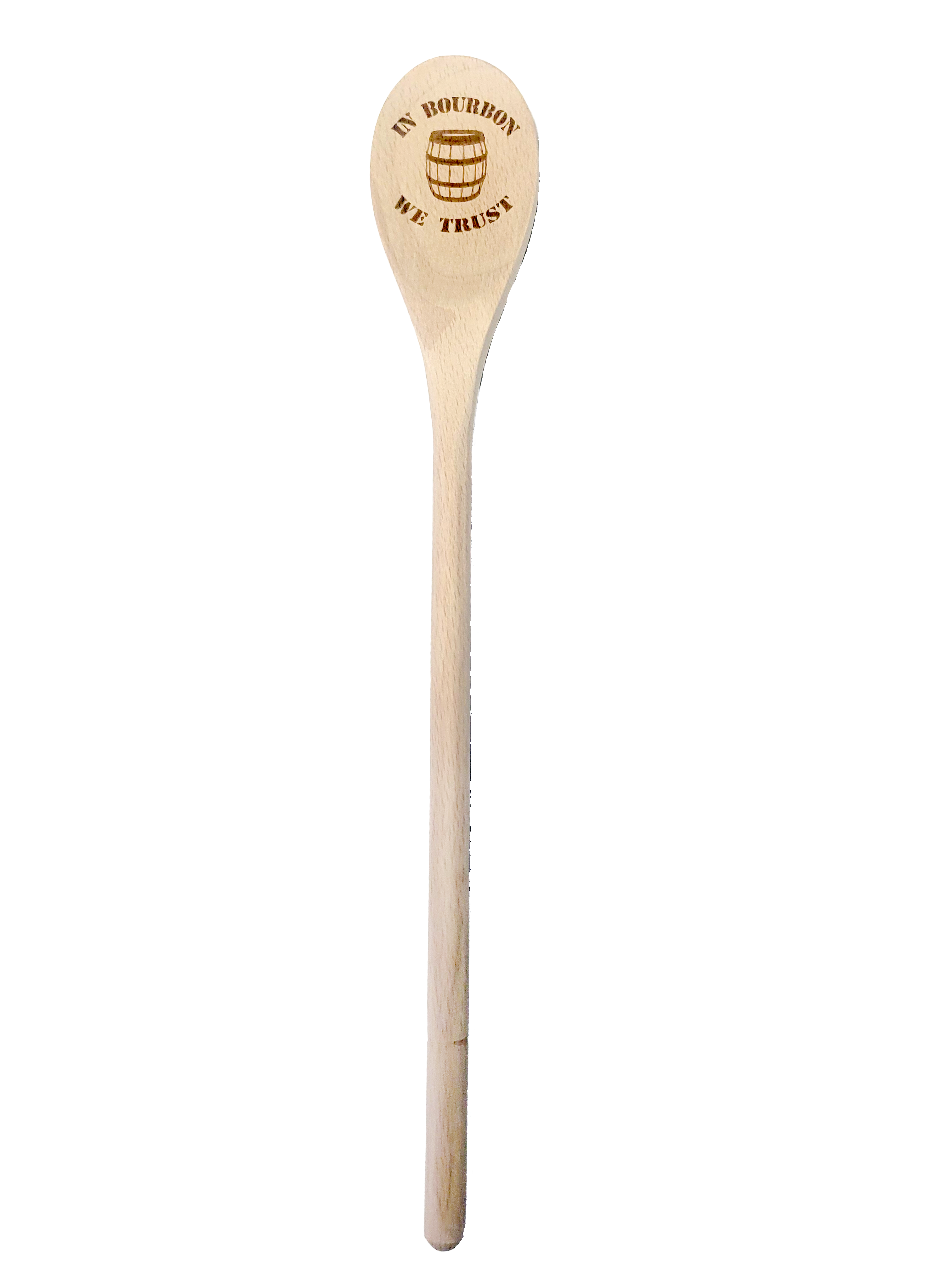 In Bourbon We Trust Wooden Spoon