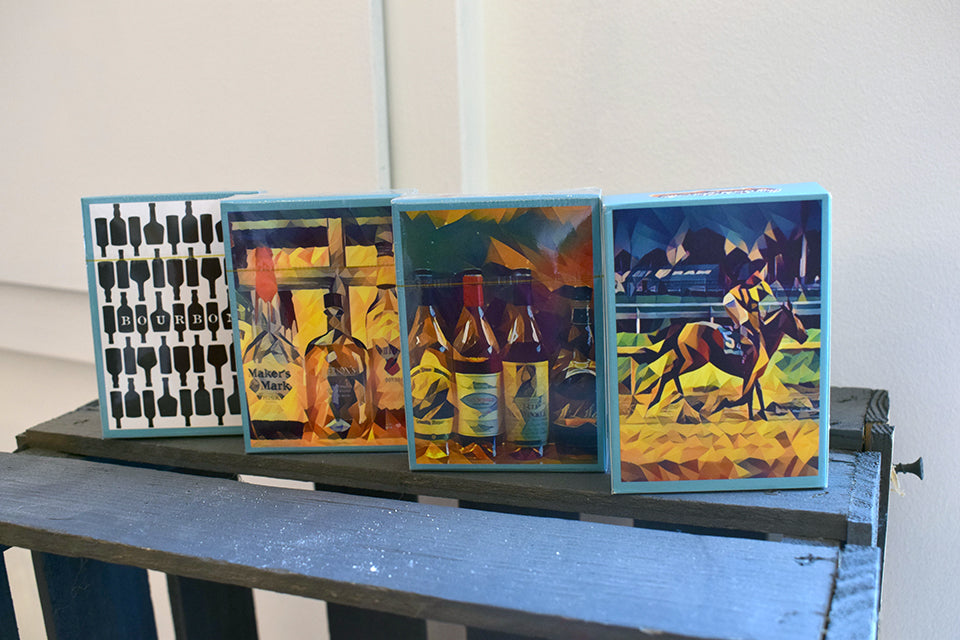 Bourbon Bottles Favorites Playing Cards