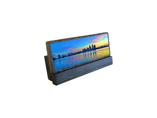 Louisville Skyline at Sunset Brick Art