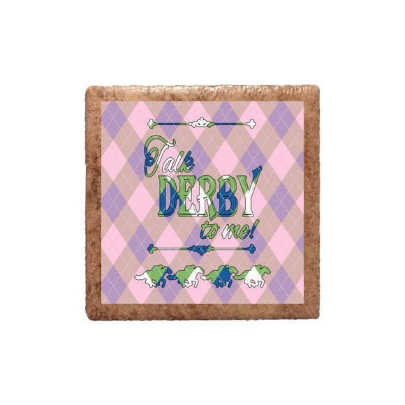 Talk Derby to Me on Plaid Magnet