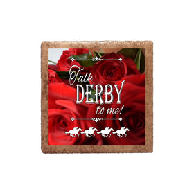 Talk Derby To Me with Roses Magnet