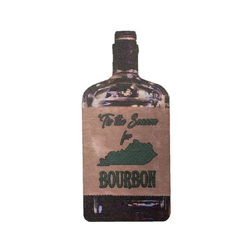 Tis the Season For Bourbon Wooden Magnet WM027