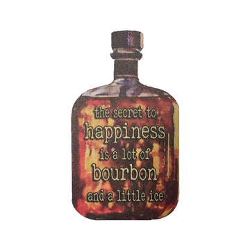 Secret to Happiness Wooden Magnet