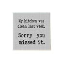 My Kitchen Was Clean Last Week Coaster-1