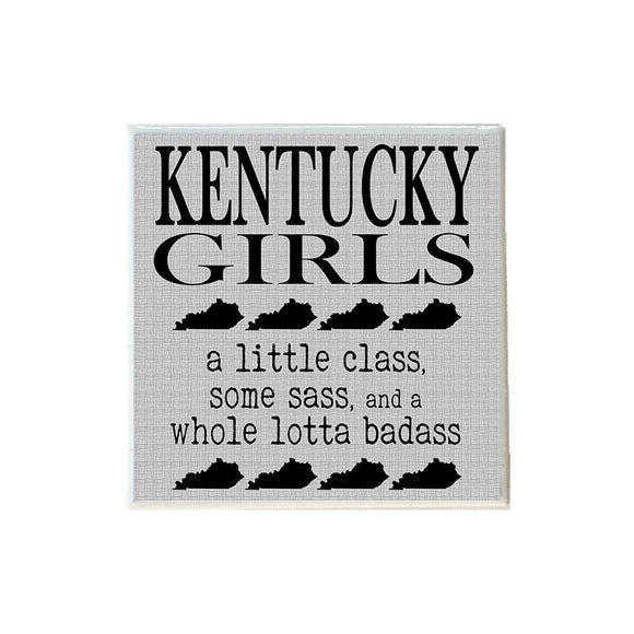 Kentucky Girls Sassy Coaster