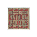 Santa Loves Kentucky Girls in Red Coaster-1