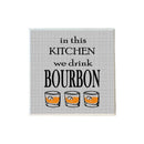 In This Kitchen We Drink Bourbon Coaster-1