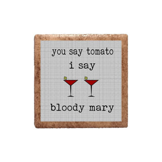 You Say Tomato I Say Bloody Mary Ceramic Magnet