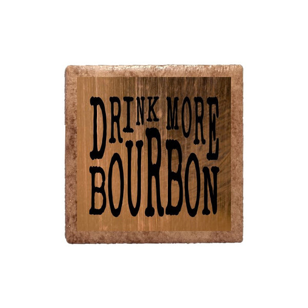 Drink More Bourbon Copper Magnet