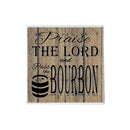 Praise the Lord and Pass the Bourbon Coaster-1