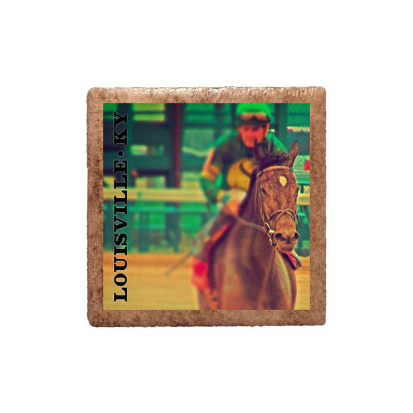 Churchill Downs Horse and Rider Magnet