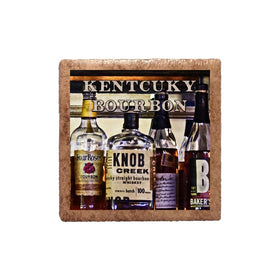Bourbon Bottles in Butchertown Magnet