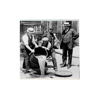 Prohibition Down the Drain Coaster