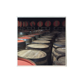 Orange Barrels 3 Coaster