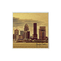 Louisville Skyline Vintage Artsy Coaster