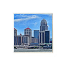 Louisville Skyline Blue Artsy Coaster-1