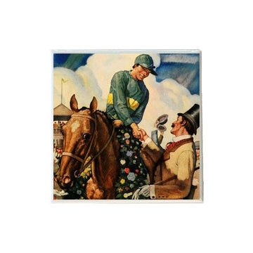 Derby Vintage Ad Winners Circle Coaster